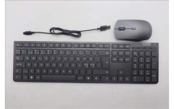Lenovo 5KM0U88198 AI Keyboard_Mouse, Wireless, Nordic, Storm Grey
