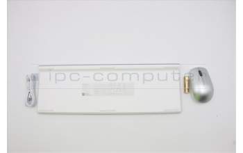 Lenovo 5KM1B81355 Keyboard_Mouse, Wireless, Portuguese, Cloud Grey, Non Backlight