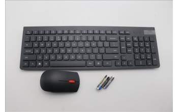 Lenovo 5KM1N50846 Keyboard_Mouse,2.4G,US English Euro,Black