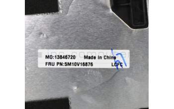 Lenovo 5M10V16876 C-Cover with keyboard, Russian, Black, US