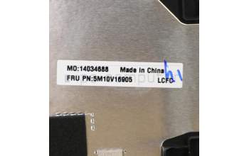 Lenovo 5M10V16905 C-Abdeckung mit Tastatur, Ungarisch, Schwarz, Hintergrundbeleuchtung