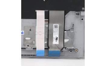 Lenovo 5M10V16985 C-Cover with keyboard, UK English, Silver, Backlight, UK