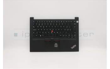 Lenovo 5M10V17024 C-Cover with keyboard, Switzerland, Black, Non-Backlight, UK
