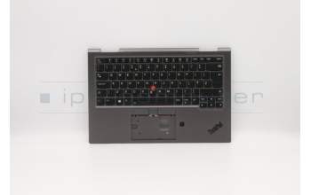 Lenovo 5M10V24872 C-Cover with keyboard, UK English, Iron Grey, WLAN, UK