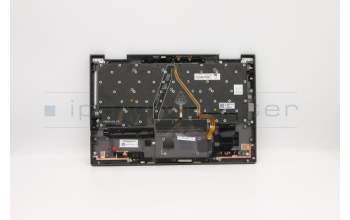 Lenovo 5M10V24933 C-Cover with keyboard, Nordic, Iron Grey, WWAN, UK