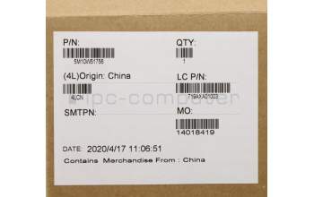 Lenovo 5M10W51756 MECH_ASM CS16_2BCP,MYLAR,BLACK,TRA