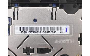 Lenovo 5M10W51756 MECH_ASM CS16_2BCP,MYLAR,BLACK,TRA