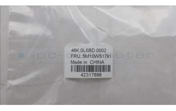 Lenovo 5M10W51791 MECH_ASM CS16_2BCP,GLASS,BLACK,TRA