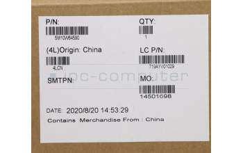 Lenovo 5M10W64590 MECH_ASM FRU ASM BL NFPR BK UK FRA