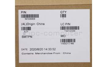 Lenovo 5M10W64636 MECH_ASM FRU ASM BL FPR BK UK NORDIC