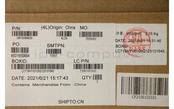 Lenovo 5M10W64639 MECH_ASM FRU ASM BL FPR BK UK UKE