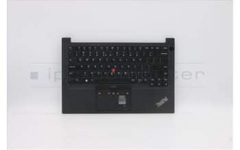 Lenovo 5M10W64658 C-Abdeckung mit Tastatur, Englisch (US, Euro), Schwarz