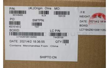 Lenovo 5M10W64658 C-Abdeckung mit Tastatur, Englisch (US, Euro), Schwarz