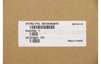 Lenovo 5M10W64670 MECH_ASM FRU MECH KB Cc_TR_FP_BK_US_THAI