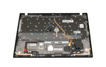 5M10W85923 original Lenovo keyboard incl. topcase DE (german) black/black with backlight and mouse-stick