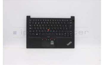 Lenovo 5M10Z27266 C-Cover with keyboard, Spanish, Black, UK
