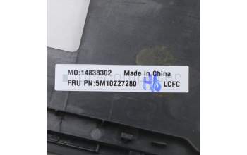 Lenovo 5M10Z27280 C-Abdeckung mit Tastatur, Schweiz, Schwarz