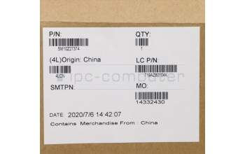 Lenovo 5M10Z27374 MECH_ASM FRU BLKB Cc_PT_FP_BK_UK_ITA