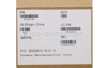 Lenovo 5M10Z27384 MECH_ASM FRU BLKB Cc_PT_FP_BK_UK_UKE