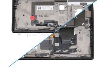 5M10Z27459 original Lenovo keyboard incl. topcase DE (german) black/black with backlight and mouse-stick WLAN