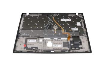 5M10Z27460 original Lenovo keyboard incl. topcase DE (german) black/black with backlight and mouse-stick WLAN