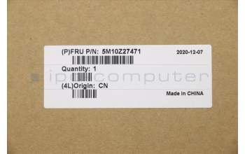 Lenovo 5M10Z27471 C-Cover with keyboard, Italian, Deep Black, WLAN, UK