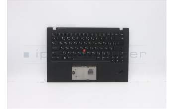 Lenovo 5M10Z27485 C-Cover with keyboard, Russian, Deep Black, WLAN, US