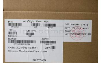 Lenovo 5M10Z27528 MECH_ASM GRP_KBD_BZL_French_WWAN_DB_TRA