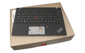5M10Z27531 original Lenovo keyboard incl. topcase DE (german) black/black with backlight and mouse-stick WWAN