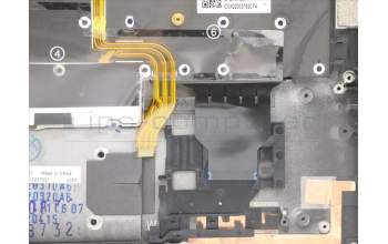 Lenovo 5M10Z27551 C-Cover with keyboard, Norwegian, Deep Black, WWAN, UK