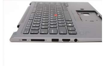 Lenovo 5M10Z37082 C-Cover with keyboard, USA English, Iron Grey, WLAN, US