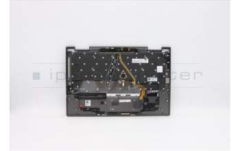 Lenovo 5M10Z37094 C-Cover with keyboard, Greek US/GR, Iron Grey, WLAN, US