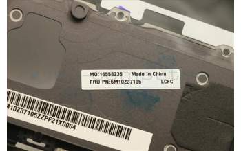 Lenovo 5M10Z37105 C-Cover with keyboard, Italian, Iron Grey, WLAN, UK