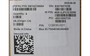 Lenovo 5M10Z39684 C-Cover with keyboard, Czech Slovakian, WWAN, UK