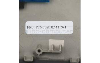 Lenovo 5M10Z41264 C-Cover with keyboard, Danish, Black, Backlight, UK