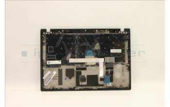 Lenovo 5M10Z41318 C-Cover with keyboard, Russian, Black, Backlight, US