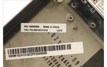 Lenovo 5M10Z41318 C-Cover with keyboard, Russian, Black, Backlight, US