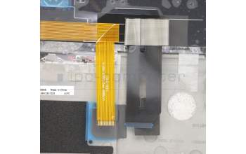 Lenovo 5M10Z41322 C-Cover with keyboard, Slovenian, Black, Backlight, UK