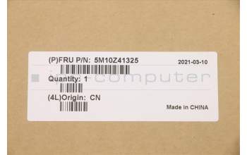 Lenovo 5M10Z41325 C-Cover with keyboard, Spanish, Black, Backlight, UK