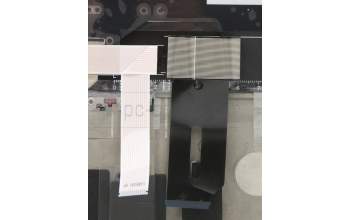 Lenovo 5M10Z41329 C-Cover with keyboard, Switzerland, Black, Backlight