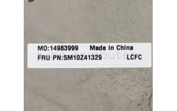 Lenovo 5M10Z41329 C-Cover with keyboard, Switzerland, Black, Backlight