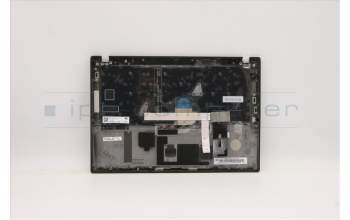 Lenovo 5M10Z41338 C-Cover with keyboard, Turkish, Black, Backlight, UK