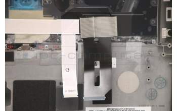 Lenovo 5M10Z41338 C-Cover with keyboard, Turkish, Black, Backlight, UK