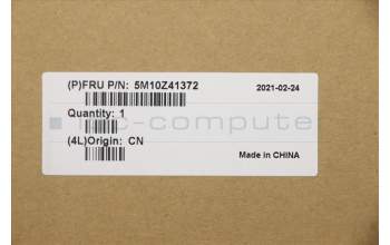 Lenovo 5M10Z41372 C-Cover with keyboard, USA English, Black, Backlight, Fingerprint, US