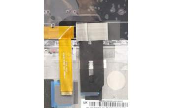 Lenovo 5M10Z41422 C-Cover with keyboard, Portuguese, Black, Backlight, FingerPrint, UK