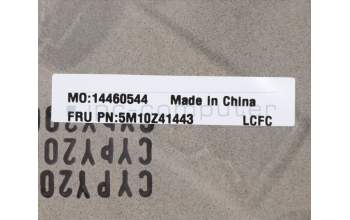 Lenovo 5M10Z41443 MECH_ASM CCov BL KBD TUR UK(LTN)BK FPR