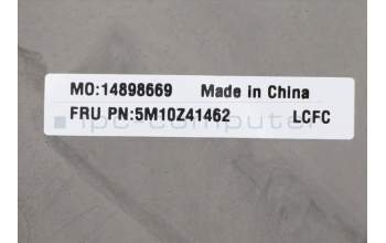 Lenovo 5M10Z41462 C-Cover with keyboard, Belgian, Black, Backlight, FingerPrint, UK