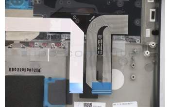 Lenovo 5M10Z41543 C-Cover with keyboard, Switzerland, Black, Backlight, Fingerprint, UK