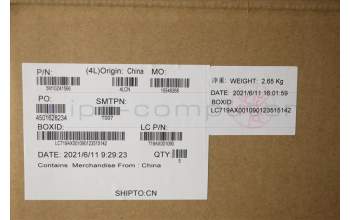 Lenovo 5M10Z41566 C-Abdeckung mit Tastatur, Bulgarisch, silber, Hintergrundbeleuchtung, Fingerabdruckleser