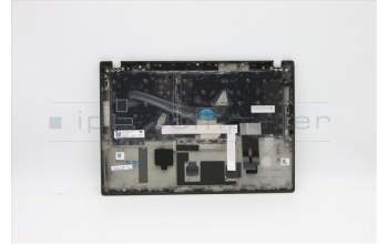 Lenovo 5M10Z54180 C-Cover with keyboard, Canadian French English, Black, Backlight, UK